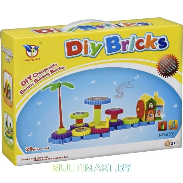 Конструктор Bricks 9501-1 Шестеренки